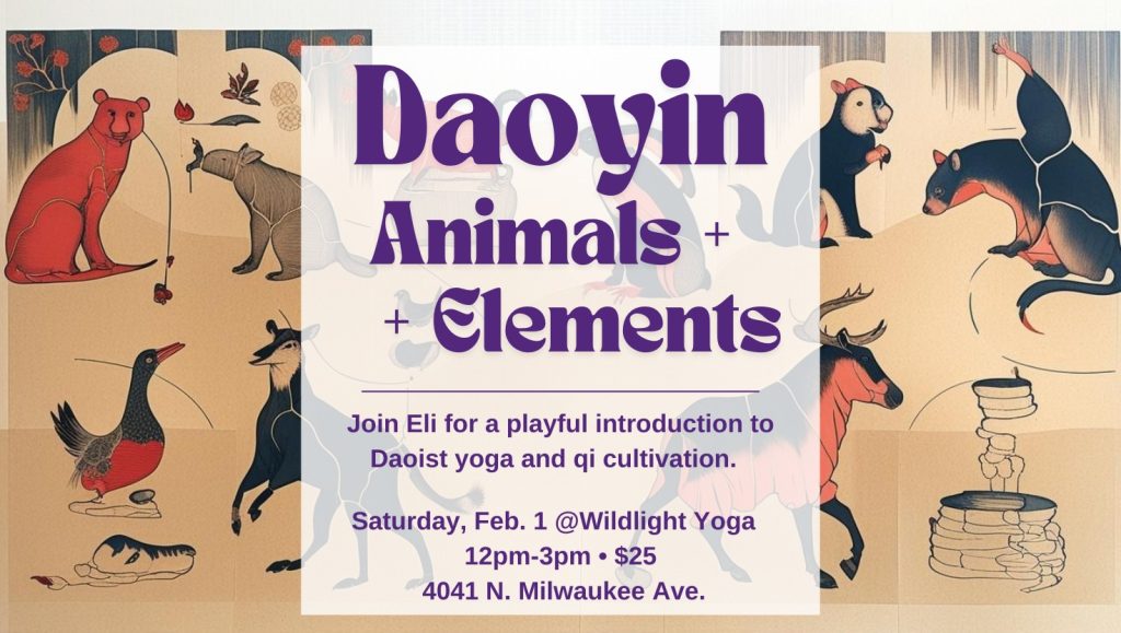 Daoyin - Animals + Elements - Wildlight Yoga Sat 01 Feb 2025
